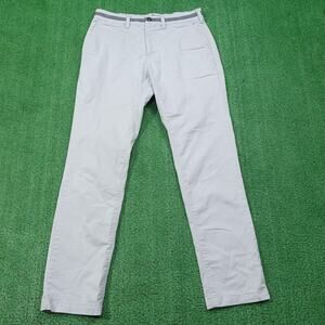 Express Pants Mens 30x32 Blue 365 Comfort Slim Stretch Chino Casual